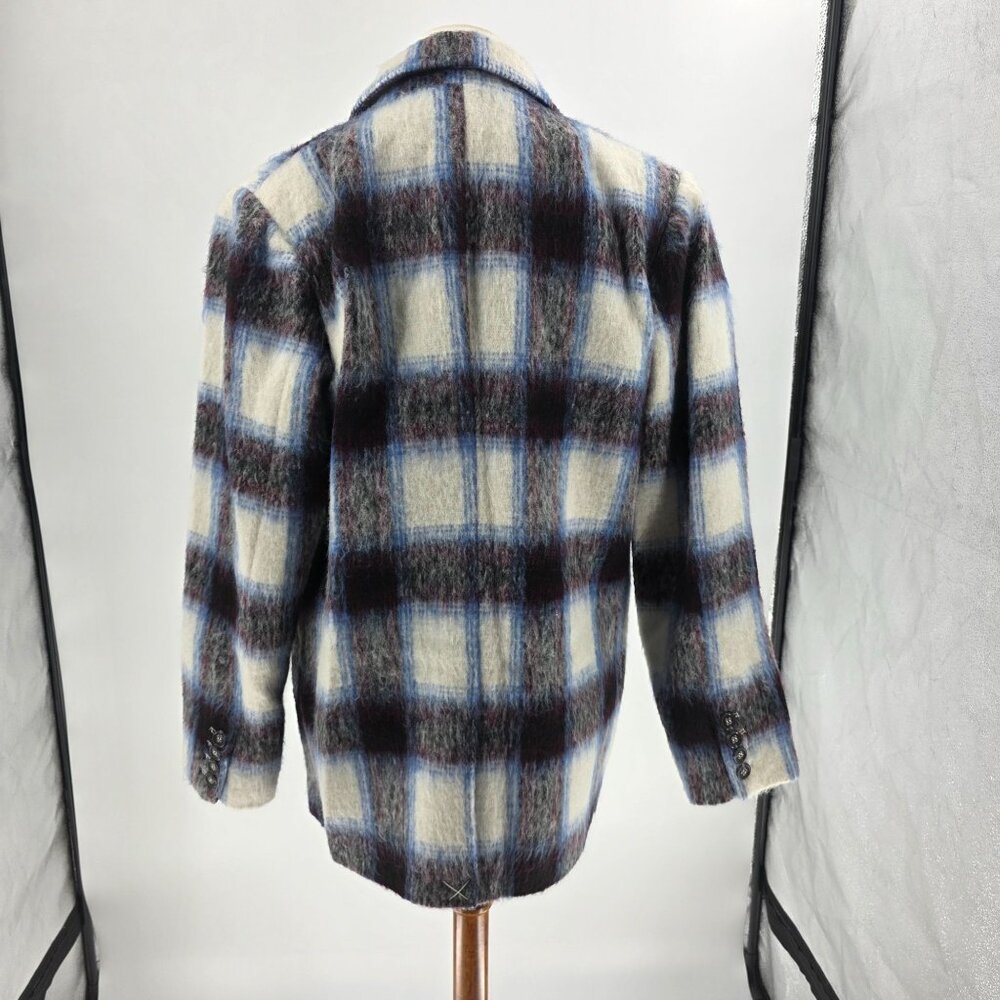 Central Park West Womens Plaid Wool Blazer Jacket Size S - Picture 4 of 15